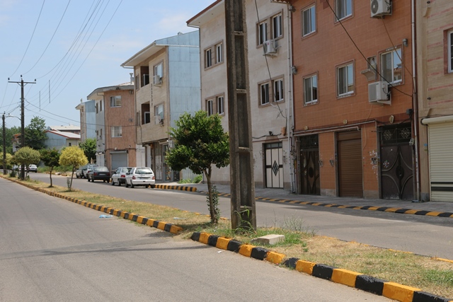 رنگ آمیزی جداول سطح شهر
